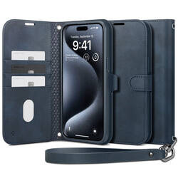 Spigen Wallet S Pro - Etui do iPhone 15 Pro (Navy) (ACS06741)