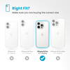 Speck Presidio Perfect-Clear Grip ClickLock & MagSafe - Etui iPhone 16 Pro (Clear / Chrome Finish / Serene Silver) (150704-3199)