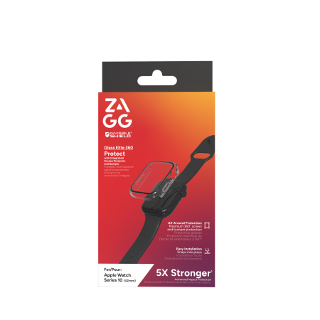 ZAGG InvisibleShield Glass Elite 360 - szkło ochronne do Apple Watch serii 10 (42mm) (200116713)