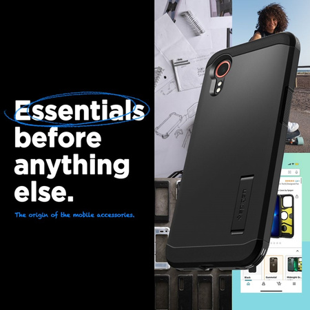 Spigen Tough Armor - Etui do Samsung Galaxy XCover 7 Pro (Black) (ACS09332)