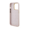 Guess Silicone Logo Strass 4G - Etui iPhone 15 Pro (różowy) (GUHCP15LM4DGPP)