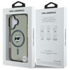Karl Lagerfeld IML Metal Choupette Head MagSafe - Etui iPhone 16 (czarny) (KLHMP16SHLSCHK)