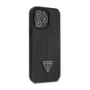 Guess Saffiano Triangle Logo Case – Etui iPhone 14 Pro (czarny) (GUHCP14LPSATLK)