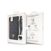 Guess Crossbody 4G Metal Logo - Etui iPhone 15 Plus (czarny) (GUHCP15MP4TDSCPK)