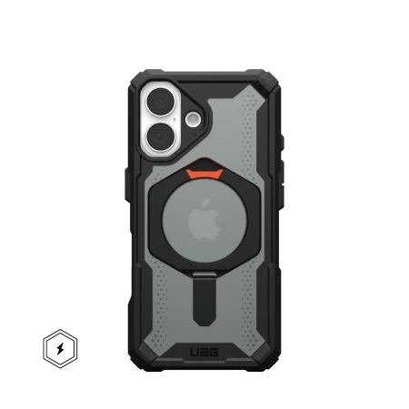 UAG Plasma XTE Magsafe - obudowa ochronna do iPhone 16 Plus kompatybilna z MagSafe czarny/pomarańczowy (114473114097)