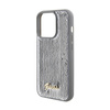 Guess Sequin Script Metal - Etui iPhone 15 Pro Max (srebrny) (GUHCP15XPSFDGSS)