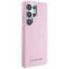 Karl Lagerfeld Saffiano Full Wrapped Elongated Metal Logo MagSafe - Etui do Samsung Galaxy S25 Ultra (różowy) (KLHMS25LPSAFWMCP)