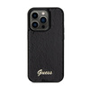 Guess Sequin Script Metal - Etui iPhone 13 Pro Max (czarny) (GUHCP13XPSFDGSK)