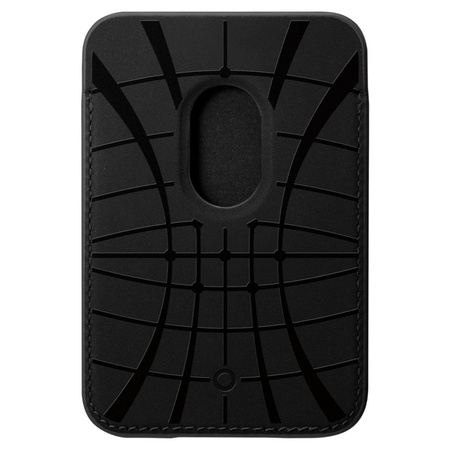 Spigen Valentinus Pro MagSafe - Portfel magnetyczny (Black) (AFA09442)