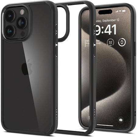 Spigen Ultra Hybrid - Etui do iPhone 15 Pro Max (Matte Black) (ACS06570)