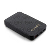 Guess 4G Leather Metal Logo - Power Bank 5000 mAh 15W (czarny) (GUPB5LP4GEGK)