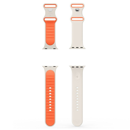 Spigen Nano Pop - Pasek do Apple Watch 44/45/46/49 mm (Orange Beige) (AMP09323)
