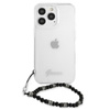 Guess Black Pearl Strap - Etui iPhone 13 Pro Max (przezroczysty) (GUHCP13XKPSBK)