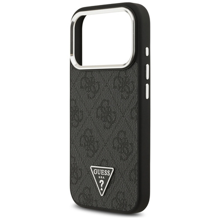 Guess 4G Triangle Logo MagSafe - Etui iPhone 17 Pro (czarny) (GUHMP17LP4TSRCMK)