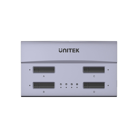 Unitek USB4 4-kieszeniowa stacja dokująca/ klonująca M.2 SSD (S1243BGY01-EU)