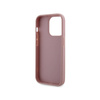 Guess Rhinestone Triangle - Etui iPhone 14 Pro (różowy) (GUHCP14LHDGTPP)