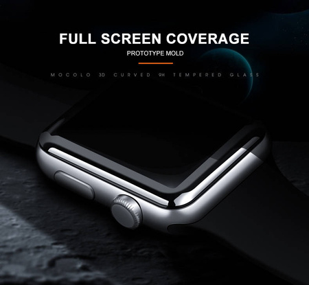 Mocolo 3D Glass Full Glue - Szkło ochronne na ekran Apple Watch 7/8 45 mm (PG6512)