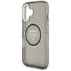 Guess IML Metal Mountain Logo MagSafe - Etui do iPhone 16 (czarny) (GUHMP16SHFGTMSLSK)