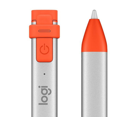 Logitech Rysik Crayon do iPada srebrny/pomarańczowy (914-000034)