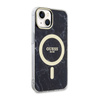 Guess Marble MagSafe - Etui iPhone 14 (Czarny) (GUHMP14SPCUMAK)