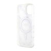 Guess Marble MagSafe - Etui iPhone 14 Plus (Biały) (GUHMP14MPCUMAH)