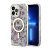 Guess Flower MagSafe - Etui iPhone 14 Pro Max (Przezroczysty) (GUHMP14XHCFWST)