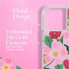 Rifle Paper Clear - Etui iPhone 14 Pro Max zdobione złotem (Rose Garden) (RP049822)