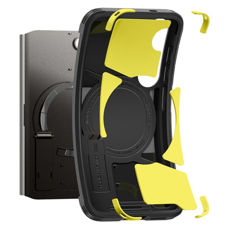 Spigen Tough Armor MagSafe - Etui do Samsung Galaxy S25+ (Czarny) (ACS08987)