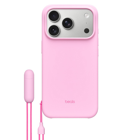Apple Etui z podpórką Beats Kickstand zgodne z MagSafe i panelem Sterowanie aparatem do iPhone’a 17 Pro - opalowy różowy (MGY84LL/A)