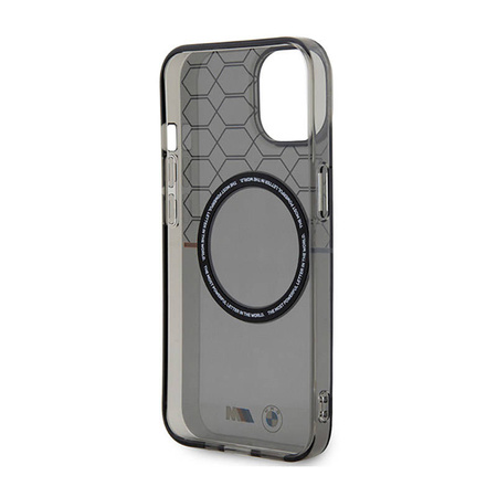 BMW Pattern MagSafe - Etui iPhone 14 (Szary) (BMHMP14SHGPK)
