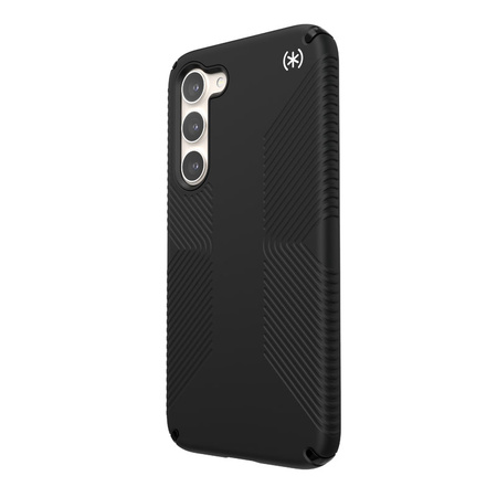 Speck Presidio2 Grip - Antypoślizgowe etui Samsung Galaxy S23+ (Black/Black/White) (150340-D143)