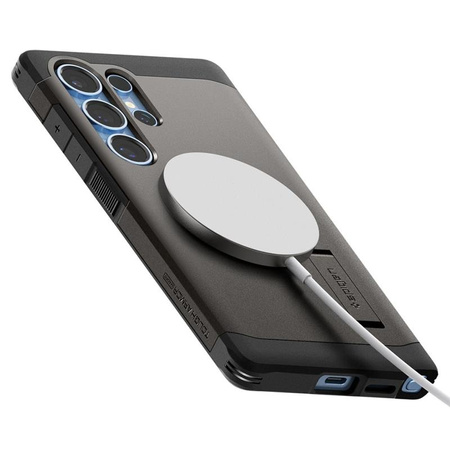Spigen Tough Armor MagSafe - Etui do Samsung Galaxy S25 Ultra (Gunmetal) (ACS08965)