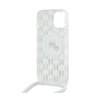 Karl Lagerfeld IML Crossbody Monogram Karl & Choupette Head MagSafe - Etui iPhone 15 / 14 / 13 (przezroczysty) (KLHMP15SHCKCKLCT)
