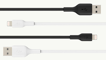 Belkin kabel PVC USB-A / Lightning, M/M 1M - czarny (CAA001BT1MBK)