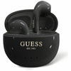 Guess Glossy Effect Egg Shape Printed Classic Logo - Słuchawki Bluetooth TWS + etui ładujące (czarny) (GUTWSOGELEK)