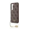 Guess 4G Charms Collection - Etui Samsung Galaxy A35 5G (brązowy) (GUHCSA35GF4GBR)