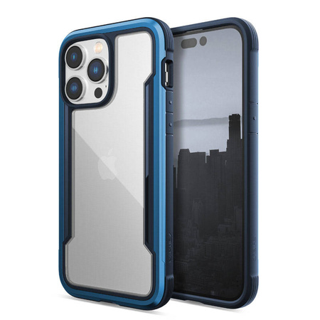 X-Doria Raptic Shield - Etui aluminiowe iPhone 14 Pro Max (Drop-Tested 3m) (Marine Blue) (494113)