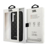 Karl Lagerfeld Monogram 3D Pattern - Etui Samsung Galaxy S23 (czarny) (KLHCS23SRUPKLPK)