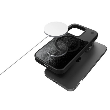 STM Relax Sand MagSafe - Etui iPhone 15 (Black / Grey) (STM-322-411FJ-02)