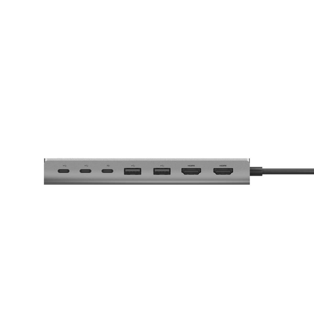 Belkin Hub USB-C 8w1, 10 Gbps, 2 x HDMI 4K szary (INC015BTSGY-CZ)