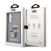 Karl Lagerfeld IML Glitter Karl & Choupette - Etui Samsung Galaxy S24+ (czarny) (KLHCS24MHNKCTGK)