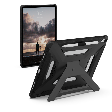 UAG Scout+ - etui z podstawką oraz uchwytem na Apple Pencil do iPad Air 13" M2 (2024) / M3 (2025) (black) (124494114040)