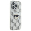 Karl Lagerfeld IML Karl Head Electroplated - Etui  iPhone 16 Pro (przezroczysty) (KLHCP16LHKLPKHT)