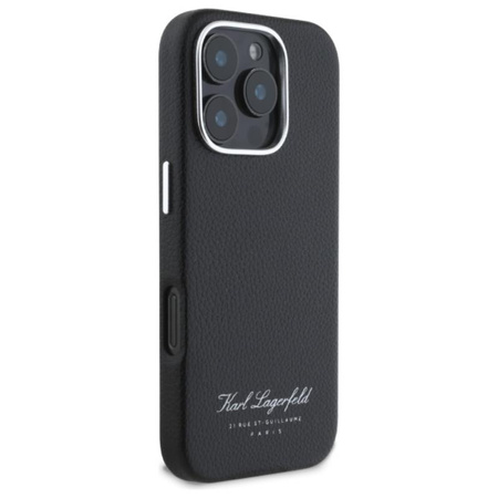 Karl Lagerfeld Hotel RSG - Etui iPhone 16 Pro (czarny) (KLHCP16LPGWCMKHK)