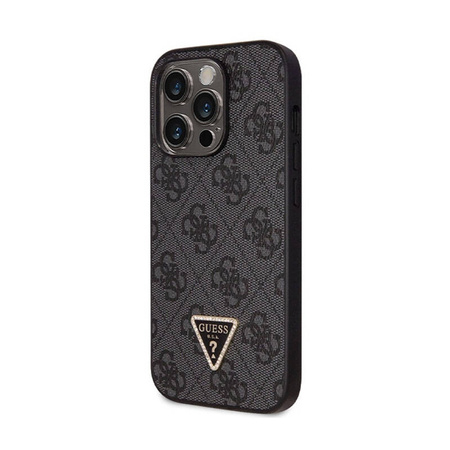 Guess Crossbody 4G Metal Logo - Etui iPhone 14 Pro (czarny) (GUHCP14LP4TDSCPK)