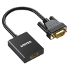 Unitek Adapter VGA na HDMI FullHD czarny 15cm (V1112ABK01)