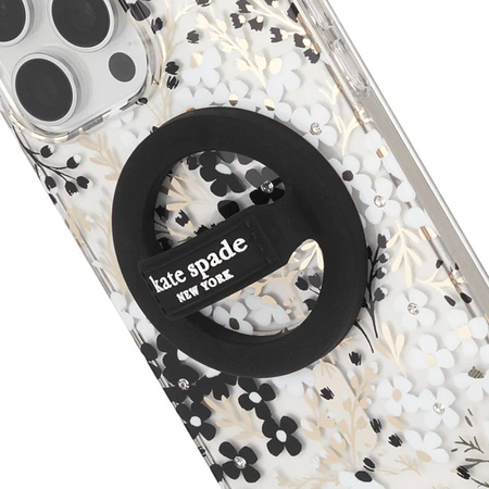 Kate Spade New York Magnetic Loop Grip - Uchwyt MagSafe na palec (Black) (KS053398)
