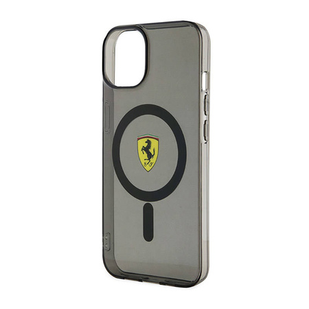 Ferrari Translucent MagSafe - Etui iPhone 14 Plus (Czarny) (FEHMP14MURKK)