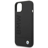 BMW Silicone Signature Logo Magsafe - Etui iPhone 14 Plus (czarny) (BMHMP14MSLBLBK)
