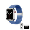 Crong Wave Band – Pleciony pasek do Apple Watch 44/45/46/49 mm (niebieski) (CRG-44WAV-BLU)